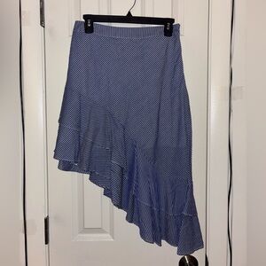 a new day Blue Striped Maxi Skirt